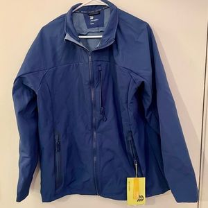 All In Motion Soft Shell Fleece Blue Jacket